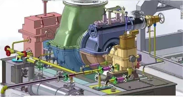 DTEC 1-3MW Multi-stage Condensing Steam Turbine Generator